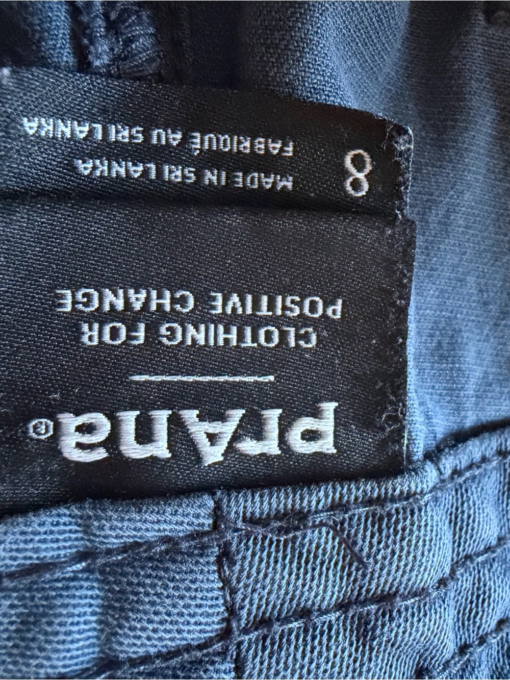 Prana Women’s Straight Leg Pants in Blue - Picture 4 of 4
